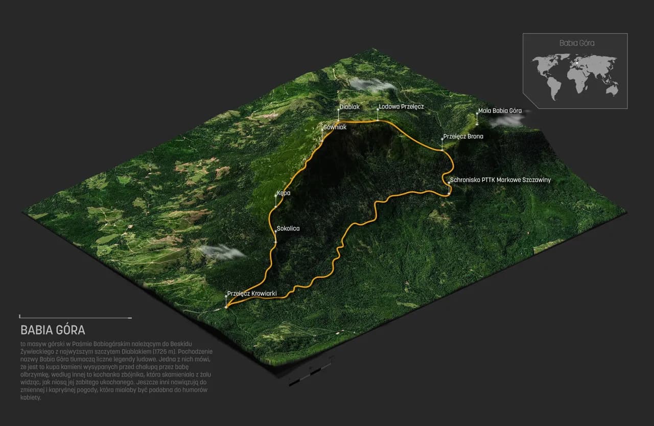 Jakim szlakiem na Babią Górę? Odkryj najlepsze trasy i ich trudności